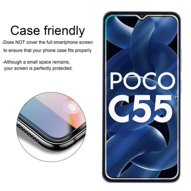 Xiaomi Poco C55 Skyddsglas Skyddsfilm Skärmskydd