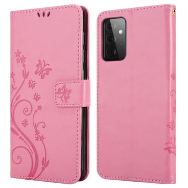 Samsung Galaxy A72 4G / 5G Plånboksfodral Skal (Rosa)