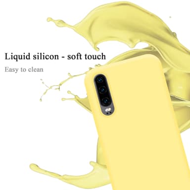 Huawei P30 Skal Fodral Case (Gul)