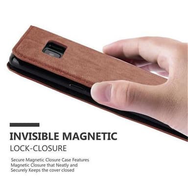 Samsung Galaxy S8 Skal Fodral Case (Brun)