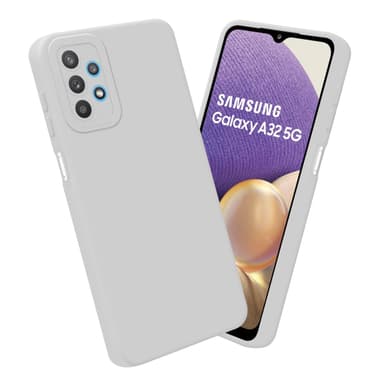 Samsung Galaxy A32 5G Skal Fodral Case (Vit)