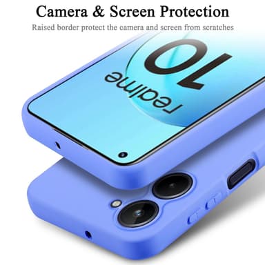 Realme 10 4G Skal Fodral Case (Lila)