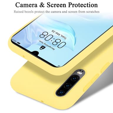 Huawei P30 Skal Fodral Case (Gul)