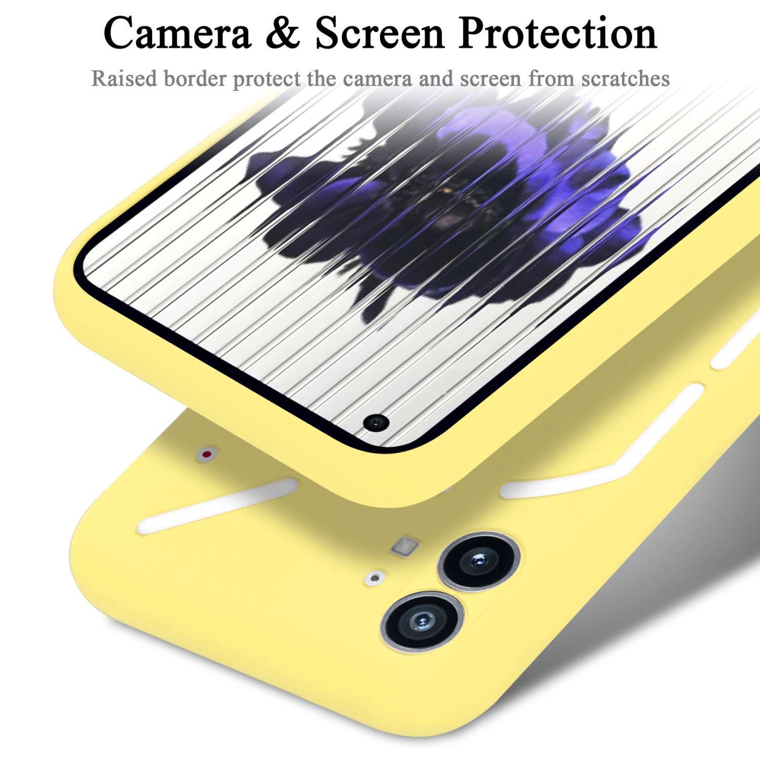 Nothing Phone (1) Skal Fodral Case (Gul)