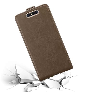 ZTE Blade V8 Flipfodral Skal (Brun)