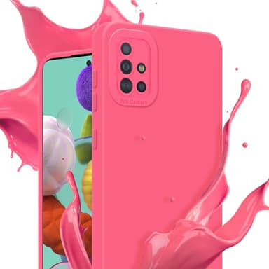 Samsung Galaxy A51 4G / M40s Skal Fodral Case (Röd)