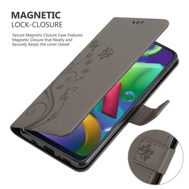 Samsung Galaxy M31 Plånboksfodral Skal (Grå)