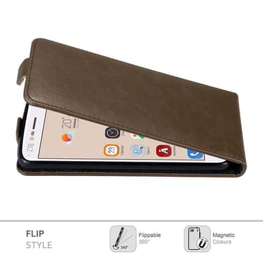 ZTE Blade V8 Flipfodral Skal (Brun)