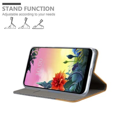 LG K50S Plånboksfodral Skal (Grå)