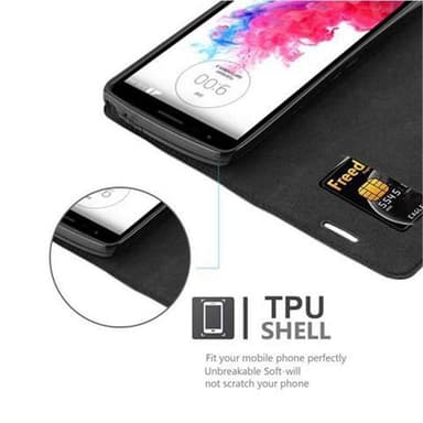 LG G3 STYLUS Skal Fodral Case (Svart)