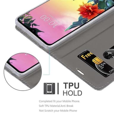 LG K50S Plånboksfodral Skal (Grå)