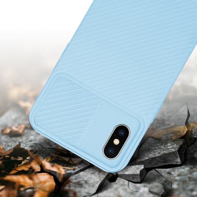 Skal iPhone XS MAX Fodral Case (Blå)