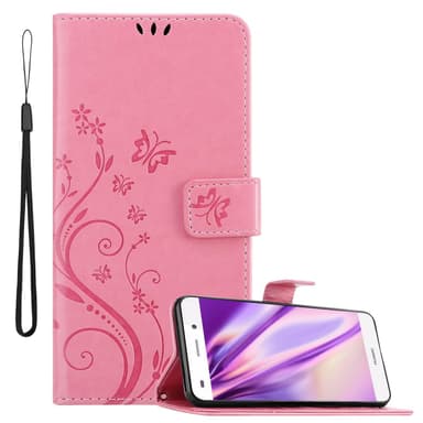 Huawei P8 LITE 2015 Plånboksfodral Skal (Rosa)