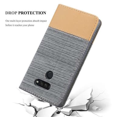 LG K50S Plånboksfodral Skal (Grå)