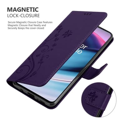 OnePlus Nord CE 5G Plånboksfodral Skal (Lila)