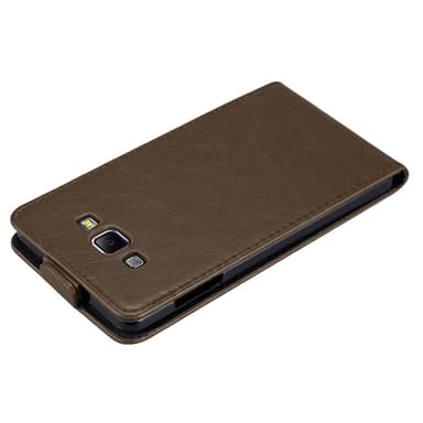 Samsung Galaxy A8 2015 Flipfodral Skal (Brun)