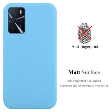 Skal Oppo A16s / A54s Fodral Case (Blå)