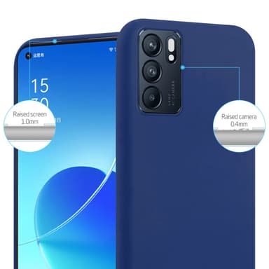 Skal Oppo Reno6 5G Fodral Case (Blå)