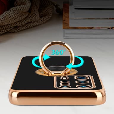 Huawei P40 PRO+ Skal Fodral Case (Svart)