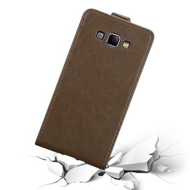 Samsung Galaxy A8 2015 Flipfodral Skal (Brun)