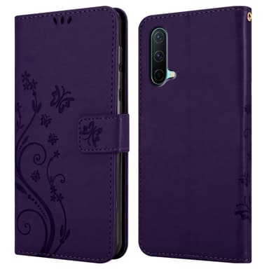 OnePlus Nord CE 5G Plånboksfodral Skal (Lila)