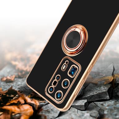 Huawei P40 PRO+ Skal Fodral Case (Svart)