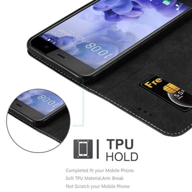 HTC U PLAY Skal Fodral Case (Svart)