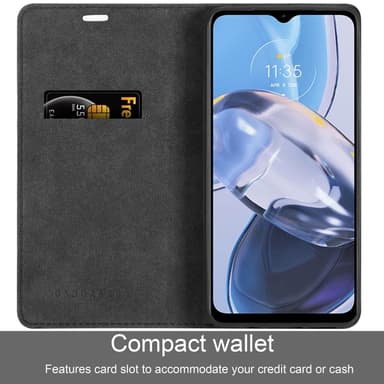 Motorola MOTO E22 / E22i Skal Fodral Case (Svart)