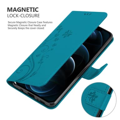 iPhone 13 PRO MAX Plånboksfodral Skal (Blå)