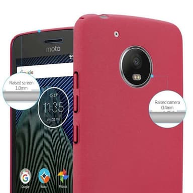 Motorola MOTO G5 Skal Fodral Case (Röd)