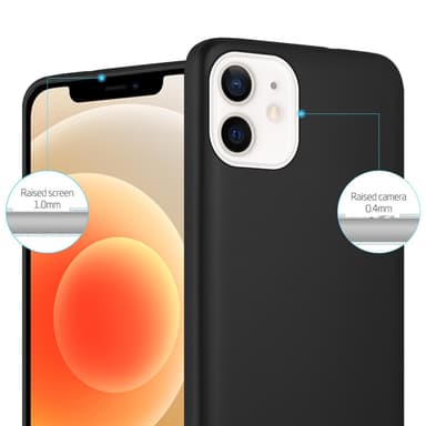 Skal iPhone 12 MINI Fodral Case (Svart)