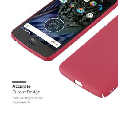 Motorola MOTO G5 Skal Fodral Case (Röd)