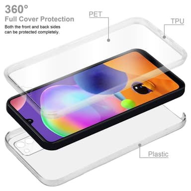 Skal Samsung Galaxy A31 Fodral Case (Transparent)