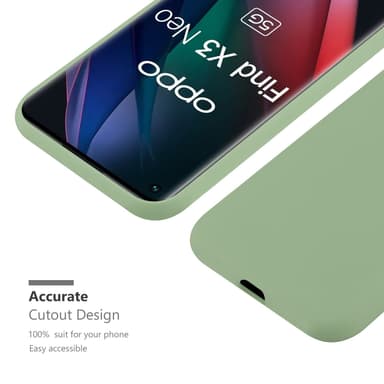 Skal Oppo FIND X3 NEO Fodral Case (Grön)