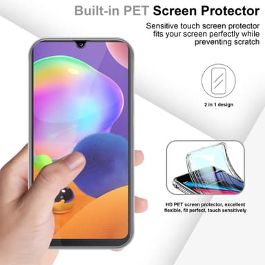 Skal Samsung Galaxy A31 Fodral Case (Transparent)