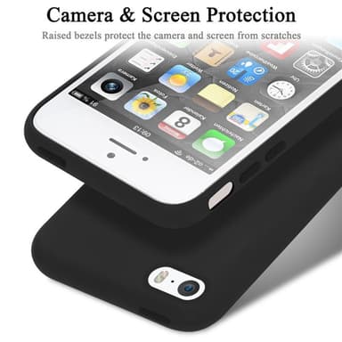 iPhone 5 / 5S / SE 2016 Skal Fodral Case (Svart)