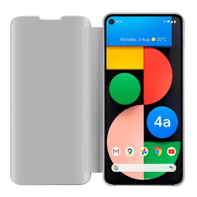 Google PIXEL 4A Plånboksfodral Skal (Silver)