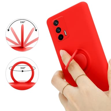 Skal Realme GT / GT Neo 2T / Q3 PRO Fodral Case (Röd)