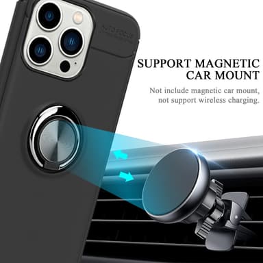 iPhone 14 PRO MAX Skal Fodral Case (Svart)