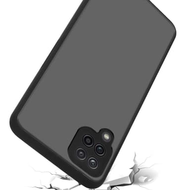 Samsung Galaxy A12 / M12 Skal Fodral Case (Svart)