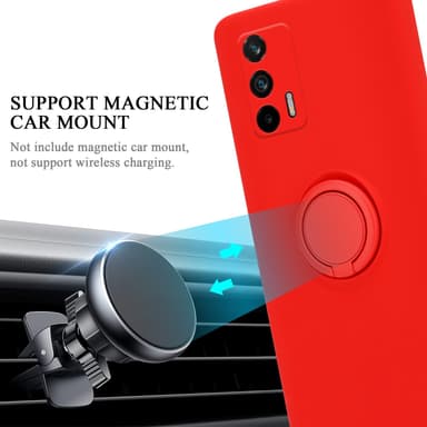 Skal Realme GT / GT Neo 2T / Q3 PRO Fodral Case (Röd)