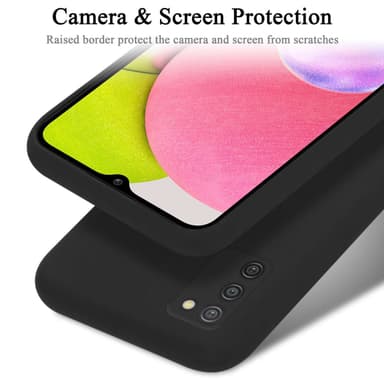 Samsung Galaxy A03s Skal Fodral Case (Svart)