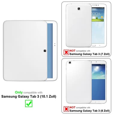 Skal Samsung Galaxy Tab 3 (10.1 tum) Fodral Case (Röd)
