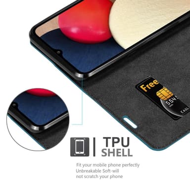 Samsung Galaxy A02s Skal Fodral Case (Turkos)
