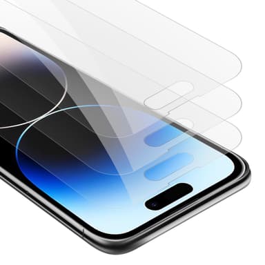 iPhone 14 PRO MAX 3x Skyddsglas Skyddsfilm Skärmskydd