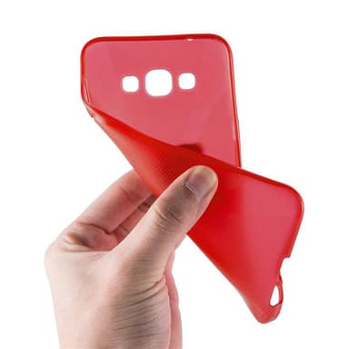 Samsung Galaxy A8 2015 Skal Fodral Case (Röd)