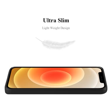 Skal iPhone 12 MINI Fodral Case (Svart)