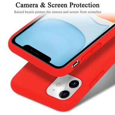 iPhone 11 Skal Fodral Case (Röd)