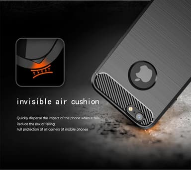 iPhone 6 / 6S Skal Fodral Case (Svart)