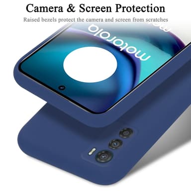Motorola MOTO G42 Skal Fodral Case (Blå)
